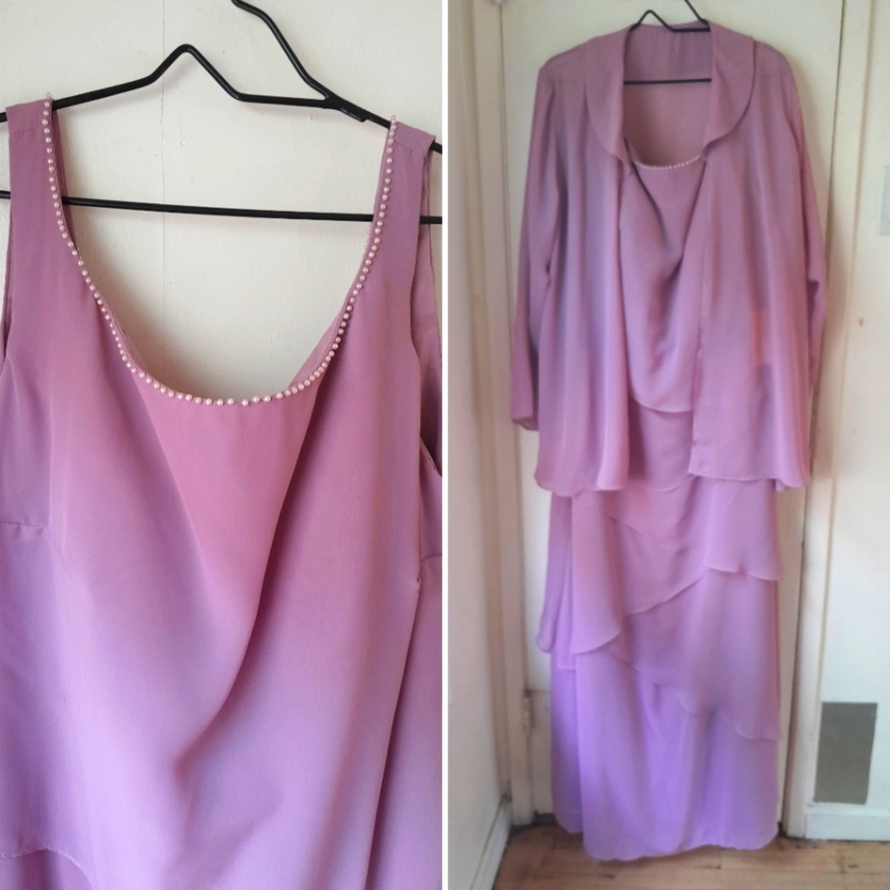 Women's Plus Size Mother of the Bride Gown, LanTing Brand